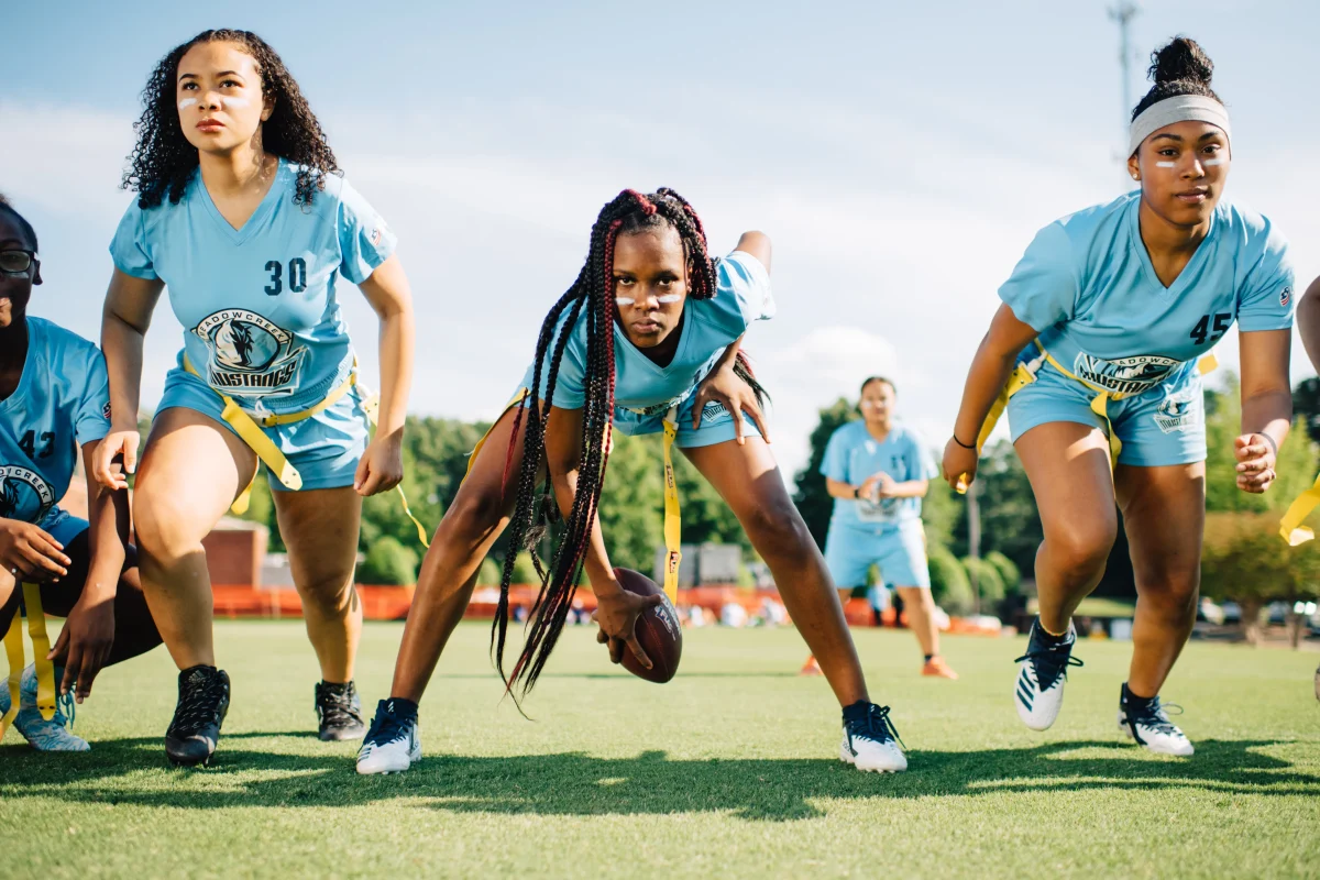 Why should girls play football?