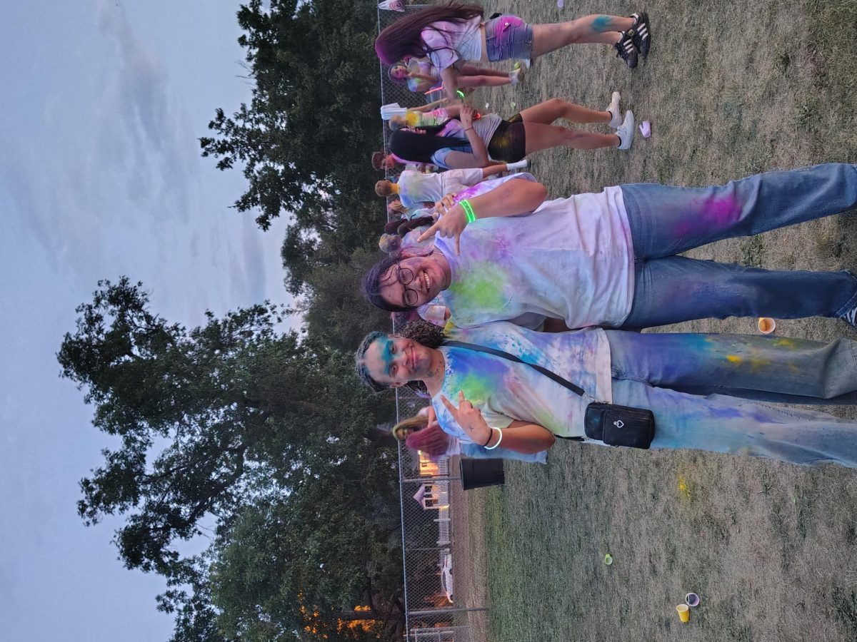 Photo of Cynniah Mack and Soledad dardez at the color dance.