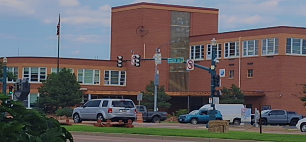 The front nine of Palmer High school