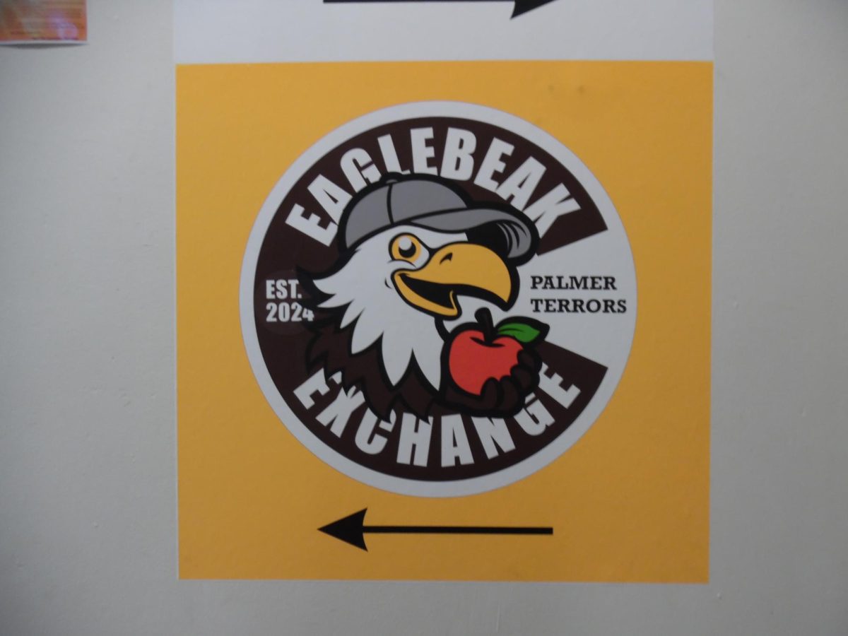 A sign for the Eaglebeak Exchange