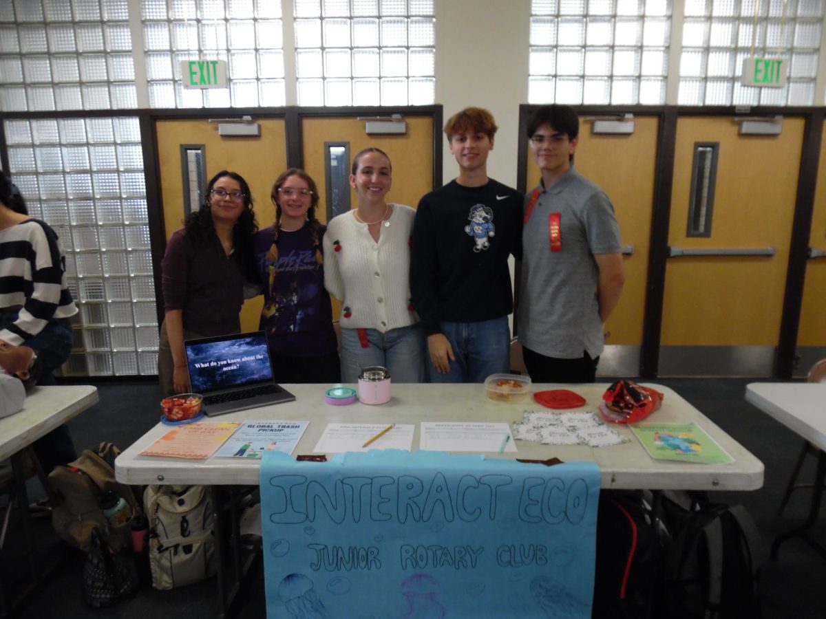 The Interact Eco table at the Club Crawl.