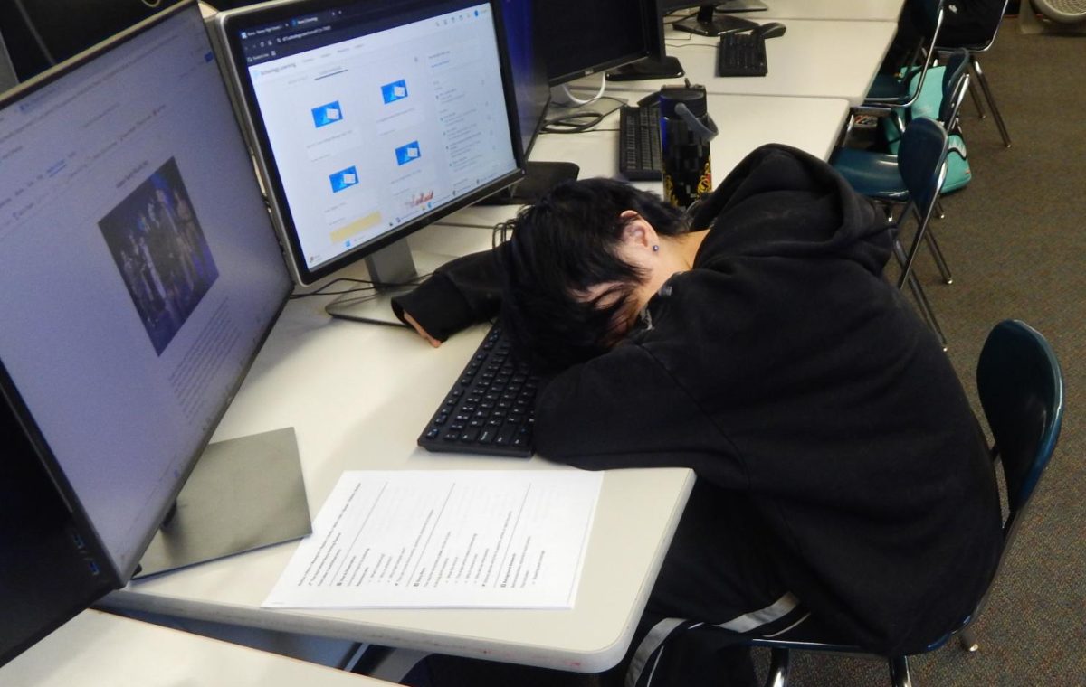 Students often fall asleep in class.