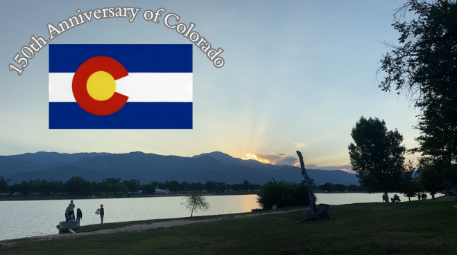 Memorial Park with Colorado Flag